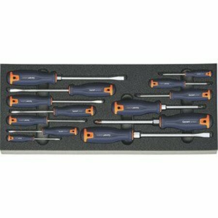 GARANT Screwdriver set in Heavy Duty Foam, 13 Pc 953432 13